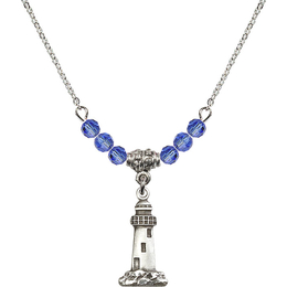 N20 Birthstone Necklace<br>Lighthouse<br>Available in 15 Colors