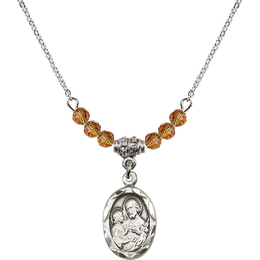 N20 Birthstone Necklace<br>St. Joseph<br>Available in 15 Colors