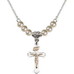 N21 Birthstone Necklace<br>Crucifix
