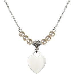 N21 Birthstone Necklace<br>Heart