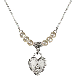 N21 Birthstone Necklace<br>Miraculous Heart