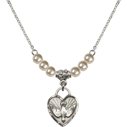 N21 Birthstone Necklace<br>Confirmation Heart