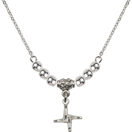 N22 Birthstone Necklace<br>St. Brigid Cross