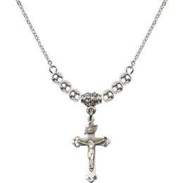 N22 Birthstone Necklace<br>Crucifix