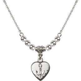 N22 Birthstone Necklace<br>Heart / Confirmation