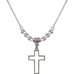 N22 Birthstone Necklace<br>Cross