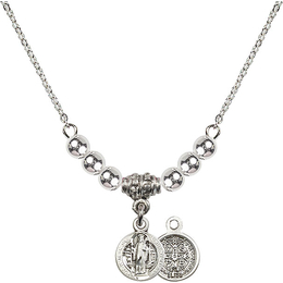 N22 Birthstone Necklace<br>St. Benedict