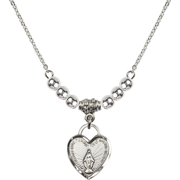 N22 Birthstone Necklace<br>Miraculous Heart