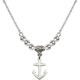 N22 Birthstone Necklace<br>Anchor