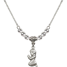 N22 Birthstone Necklace<br>Praying Girl