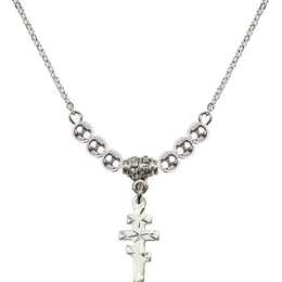 N22 Birthstone Necklace<br>Greek Orthadox Cross