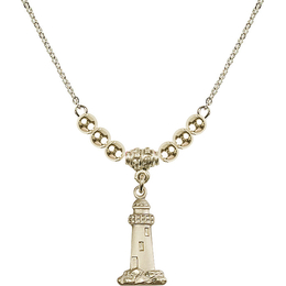 N22 Birthstone Necklace<br>Lighthouse