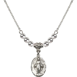 N22 Birthstone Necklace<br>Immaculate Conception