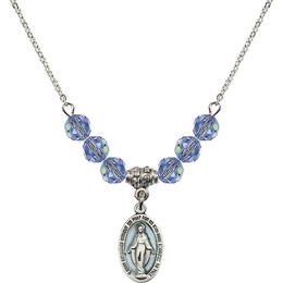 N30 Birthstone Necklace<br>Miraculous<br>Available in 15 Colors