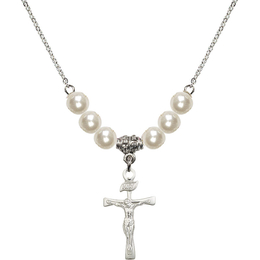 N31 Birthstone Necklace<br>Maltese Crucifix