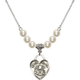 N31 Birthstone Necklace<br>Communion Heart