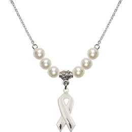 N31 Birthstone Necklace<br>Cancer Awareness