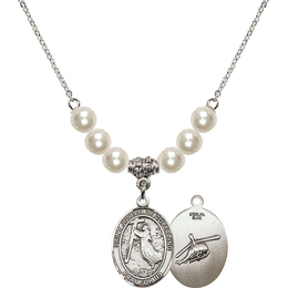 N31 Birthstone Necklace<br>St. Joseph of Cupertino/Helecopter