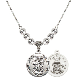 N32 Birthstone Necklace<br>St. Michael / Air Force
