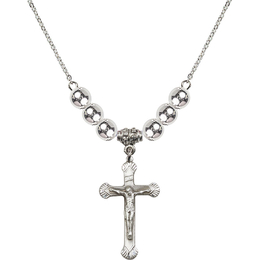 N32 Birthstone Necklace<br>Crucifix