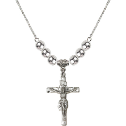 N32 Birthstone Necklace<br>Crucifix