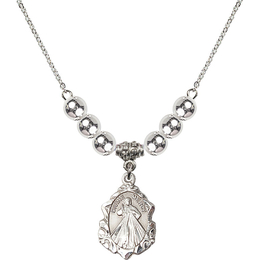 N32 Birthstone Necklace<br>Divine Mercy