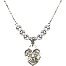 N32 Birthstone Necklace<br>Communion Heart