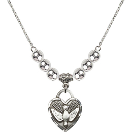 N32 Birthstone Necklace<br>Confirmation Heart