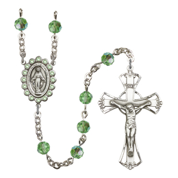 Miraculous<br>R0866#5 6mm Rosary<br>Available in 12 colors