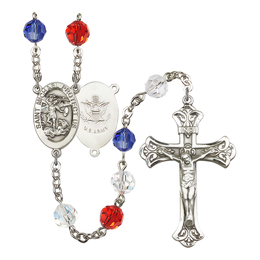 Saint Michael the Archangel<br>R0870-4123R-2 8mm Rosary
