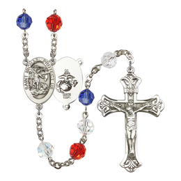 Saint Michael the Archangel<br>R0870-4123R-4 8mm Rosary