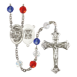 Saint Michael the Archangel<br>R0870-4123R-6 8mm Rosary
