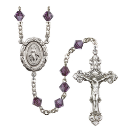 Miraculous<br>R0887 6mm Rosary<br>Available in 14 colors