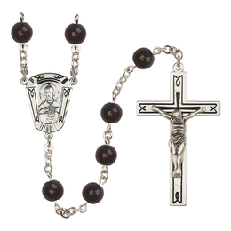 Scapular<br>R0938#1 8mm Rosary<br>Black Onyx