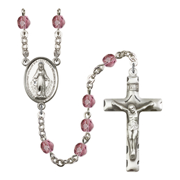 Miraculous<br>R2400 6mm Rosary<br>Available in 15 colors