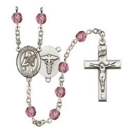 Saint Agatha / Nurse<br>R6000-8003--9 6mm Rosary<br>Available in 12 colors
