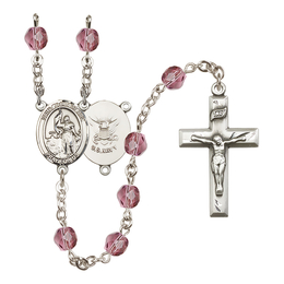 Saint Joan of Arc / Navy<br>R6000-8053--6 6mm Rosary<br>Available in 12 colors