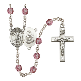 Guardian Angel / Marine Corp<br>R6000-8118--4 6mm Rosary<br>Available in 12 colors