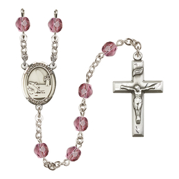 Saint Sebastian / Fishing<br>R6000-8188 6mm Rosary<br>Available in 12 colors