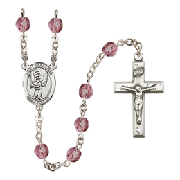 Saint Sebastian/Baseball<br>R6000 6mm Rosary<br>Available in 11 colors