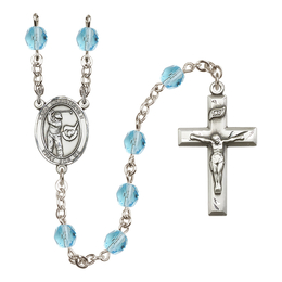 Saint Christopher/Golf<br>R6000-8506 6mm Rosary<br>Available in 12 colors
