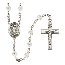 Saint Lazarus<br>R6000-8066 6mm Rosary<br>Available in 12 colors