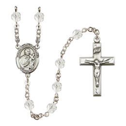 Saint Martin de Porres<br>R6000-8089 6mm Rosary<br>Available in 12 colors