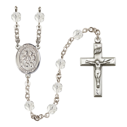 Saint Sebastian / Choir<br>R6000-8614 6mm Rosary<br>Available in 12 colors