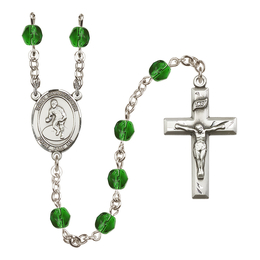 Saint Christopher/Wrestling<br>R6000-8508 6mm Rosary<br>Available in 12 colors