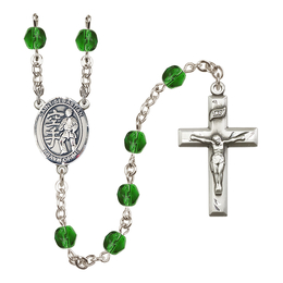 Saint Sebastian/Karate<br>R6000-8615 6mm Rosary<br>Available in 12 colors