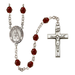 Our Lady of Rosa Mystica<br>R6000-8413 6mm Rosary<br>Available in 12 colors