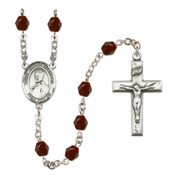 Saint Andre Bessette<br>R6000-8424 6mm Rosary<br>Available in 12 colors