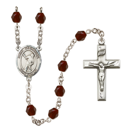 Saint Sebastian/Lacrosse<br>R6000-8616 6mm Rosary<br>Available in 12 colors