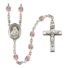 Saint Frances Cabrini<br>R6000-8011 6mm Rosary<br>Available in 12 colors